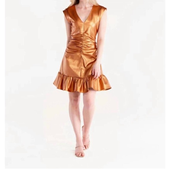 s’edge Dresses & Skirts - S’EDGE Danielle Vegan Leather Dress‎